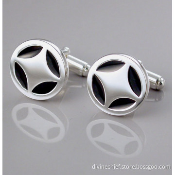 Novelty 925 Sterling Silver Cufflinks With Customized Logo